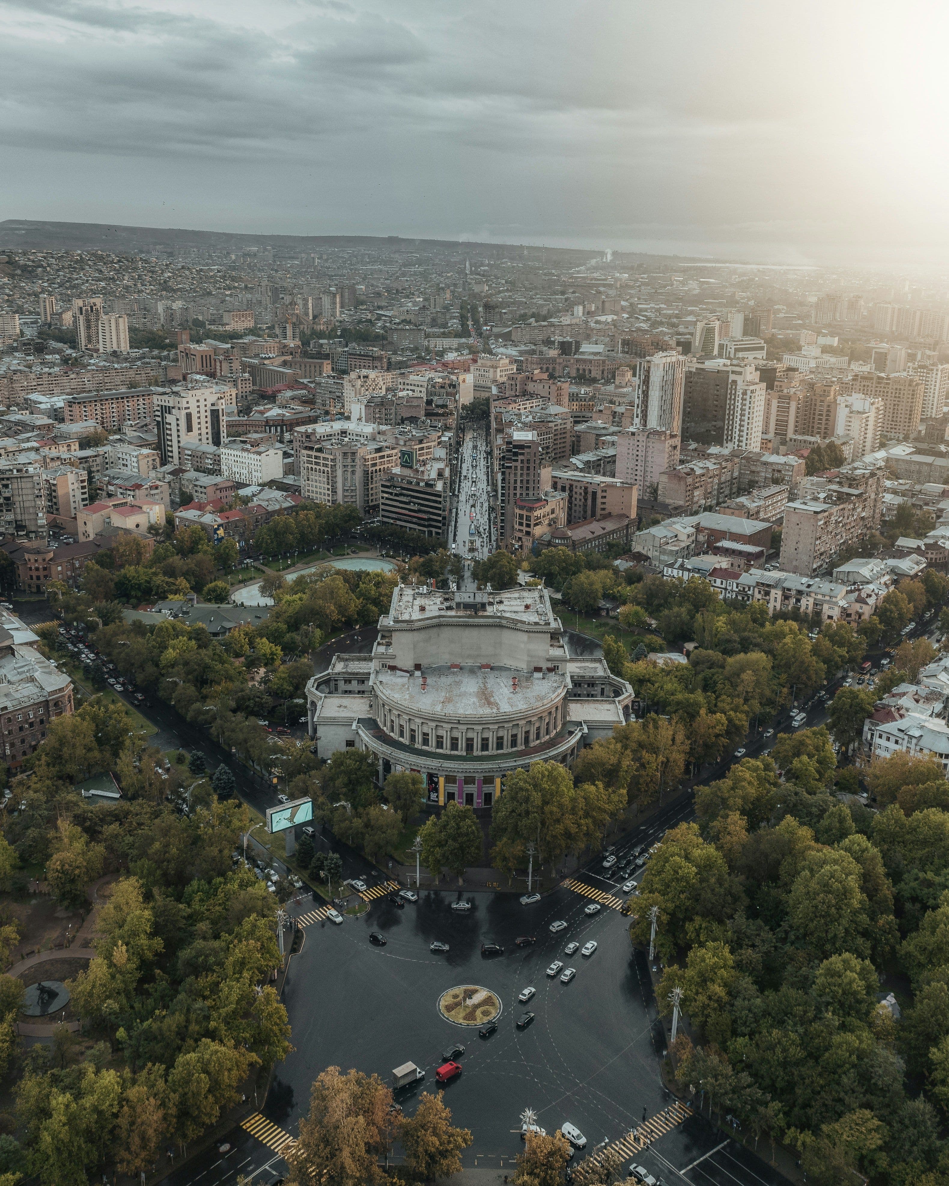 Chris exploring Armenia's historic sites