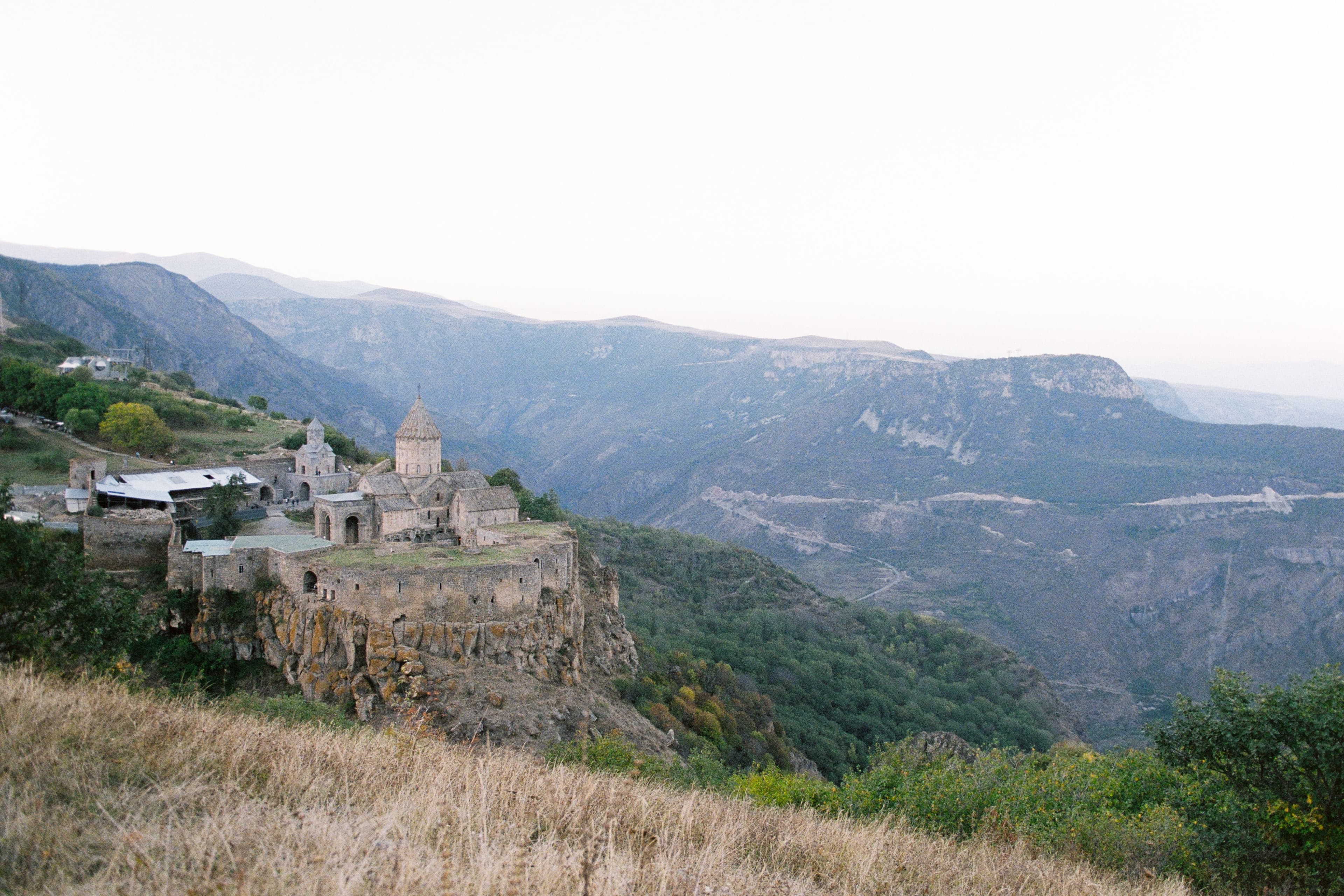 Dramatic mountain gorge in the Armenian highlands