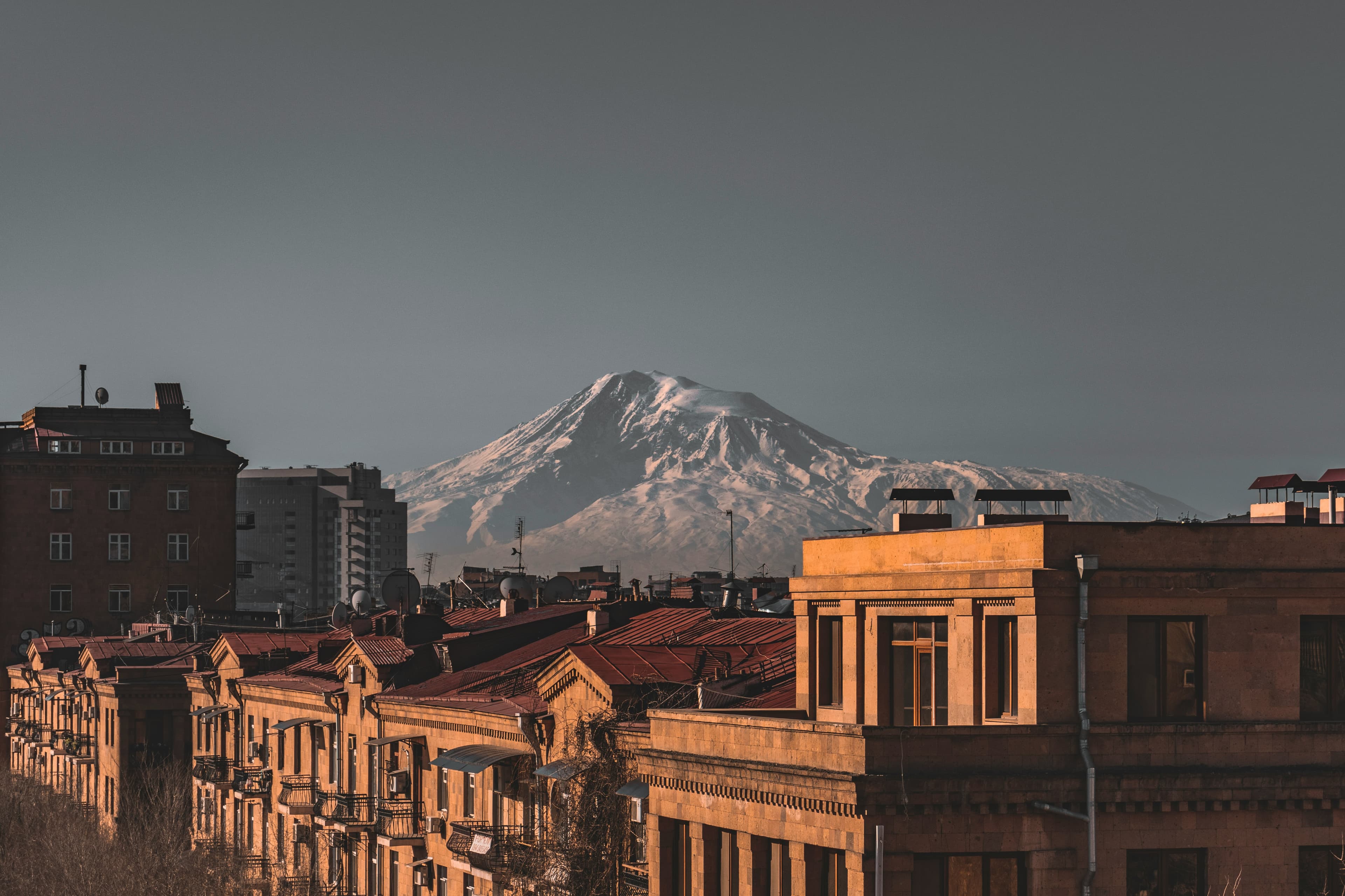 Yerevan skyline with Mount Ararat